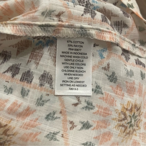 a.n.a Women’s Large Blouse Victorian Ruffle Sleeves Peasant Cottagecore Boho - Picture 8 of 10